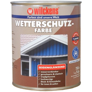 Wilckens 0,75l Wetterschutzfarbe Schwedenrot Holzdeckfarbe Holzfarbe Anstrich
