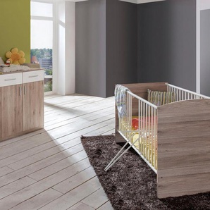 Wimex Babymöbel-Set Joker, (Spar-Set, 2-tlg), Bett (Gitterbett) + Wickelkommode
