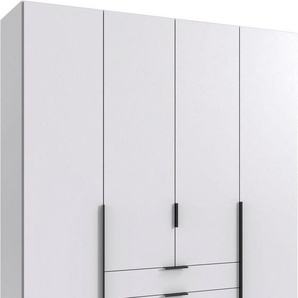 Wimex Drehtürenschrank Mugano, 135 oder 180cm breit, 208 oder 236cm hoch, Made in Germany (mit langen Griffstangen aus Metall) wahlweise mit oder ohne Spiegel, mit Schubladen