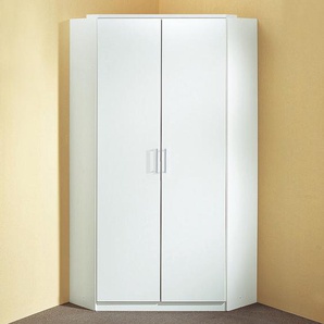 Eckschrank Julan 95 x 199 x 95cm Weiß/Alpinweiß