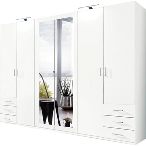 Kleiderschrank WIMEX Fügen Schränke Gr. B/H/T: 270 cm x 208 cm x 58 cm, 6 St., weiß Kleiderschrank Drehtürenschrank Drehtürenschränke Schränke