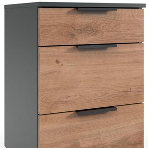 Wimex Nachtkommode Level by fresh to go, 3 Schubladen mit soft-close Funktion, 41cm breit, 61cm hoch