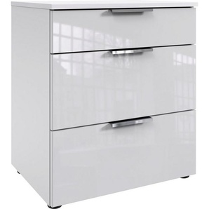 Wimex Nachtkommode Level36 C by fresh to go, mit Glaselementen auf der Front, soft-close Funktion, 54cm breit