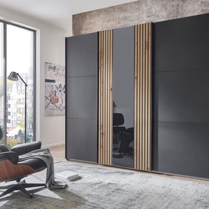 Wimex Schwebetürenschrank Atlanta by fresh to go mit Akustikpaneel Optik (3D Leisten), Lamelle