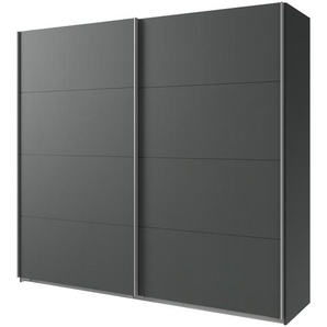 Wimex Schwebetürenschrank Easy Plus II Graphit 180x210x65 cm (BxHxT) Spanplatte Modern