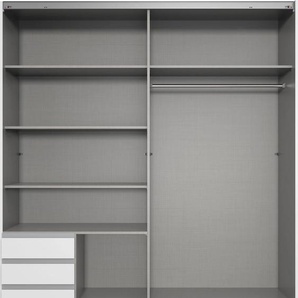Wimex Schwebetürenschrank »Emden moderner Kleiderschrank mit Spiegel und Schubladen BESTSELLER«, Schlafzimmer Schrank Garderobenschrank mit Schwebetüren Topseller