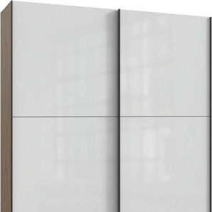 Wimex Kleiderschrank Mugano, B/T/H 135 oder 180/65/198cm, Made in Germany (wähle Deine Ausstattung: Basic oder Premium) 2 Schwebetüren mit oder ohne Spiegel, Metallgriffe
