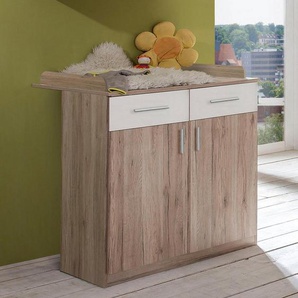 Wimex Wickelkommode Joker, mit 2 Türen und 2 Schubladen, Wickelhöhe 93cm, umbaubar zur Kommode
