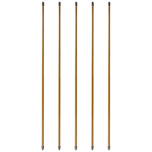 Windhager Rankhilfe Set, 5 St., Stahlpflanzstäbe in Bambusoptik, H: 150 cm