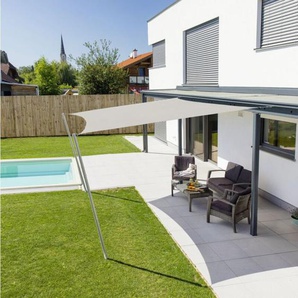 Windhager - Sonnensegel Cannes 4x4m cream Sonnenschutz UV-Schutz Sonnendach
