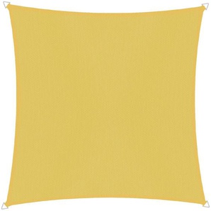 Windhager Sonnensegel Cannes Quadrat, 3x3m, gelb