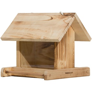 WINDHAGER Vogelhaus Garden Tierhäuser BxTxH: 22x22x21 cm Gr. B/H/T: 22 cm x 21 cm x 22 cm, braun (holzfarben) Futterhäuser -stationen Tierhäuser