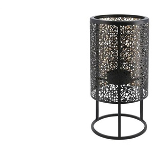 Windlicht auf Metallständer - schwarz - Eisen - 30 cm - 15.5 | Möbel Kraft