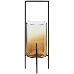 Windlicht - braun - Glas , Metall, Metall, Glas - 48,5 cm - [15.5] | Möbel Kraft