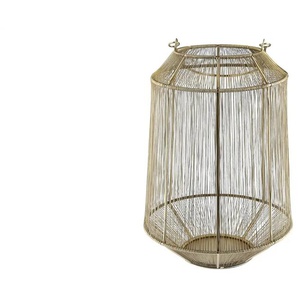 Windlicht - gold - Metall - 41 cm - 29.0 | Möbel Kraft