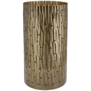Windlicht   ¦ gold ¦ Metall ¦ Maße (cm): H: 31,5  Ø: 20.5