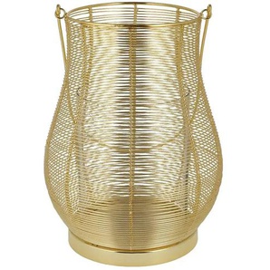 Windlicht | gold | Stahl,Glas | 33 cm | 23.0 |