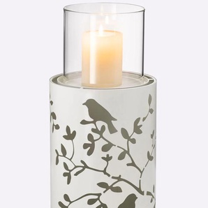 Windlicht HEINE HOME Kerzenhalter Gr. B/H/T: 20 cm x 45 cm x 20 cm, weiß Kerzenhalter