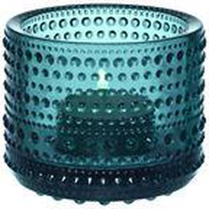 Windlicht Kastehelmi glas blau / Ø 7,6 x H 6,4 cm - Oiva Toikka (1964 - Iittala - Blau