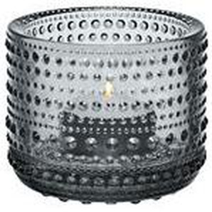 Windlicht Kastehelmi glas grau / Ø 7,6 x H 6,4 cm - Oiva Toikka (1964 - Iittala - Grau