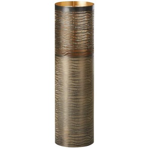 Windlicht Säule - gold - Metall - 74,5 cm - [20.5] | Möbel Kraft