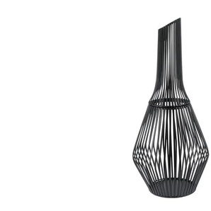 Windlicht - schwarz - Eisen - 45 cm - 19.5 | Möbel Kraft