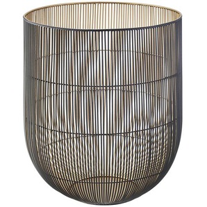 Windlicht   ¦ schwarz ¦ Eisen ¦ Maße (cm): H: 41  Ø: 35.5