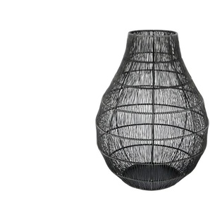 Windlicht - schwarz - Eisen,Zink - 32,5 cm - 24.0 | Möbel Kraft