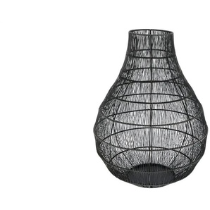 Windlicht - schwarz - Eisen,Zink - 41 cm - 32.0 | Möbel Kraft