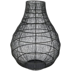 Windlicht   ¦ schwarz ¦ Eisen,Zink ¦ Maße (cm): H: 41  Ø: 32
