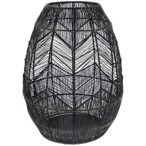 Windlicht - schwarz - Eisendraht - 26,5 cm - [20.0] | Möbel Kraft