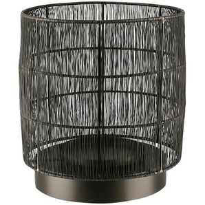 Windlicht - schwarz - Metall - 26,5 cm - [24.0] | Möbel Kraft