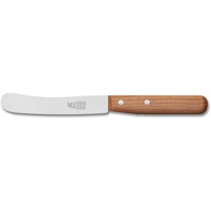 Brotmesser WINDMÜHLENMESSER Kochmesser Gr. Gesamtlänge 22 cm Klingenlänge 11,8 cm, braun (holzfarben) Brotmesser Buttermesser, 22 cm Kirsche, Klingenlänge 12 rostfrei
