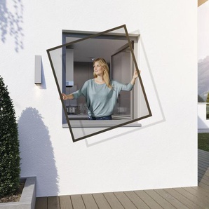wip Insektenschutz Spannrahmen für Fenster, Komplettbausatz, ohne Bohren, B 130 x H 150 cm
