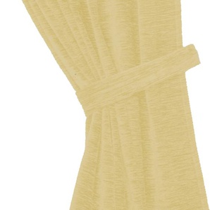 Raffhalter WIRTH Thermo-Chenille 288g/m² Gr. B/H: 60 cm x 6 cm, beige Raffhalter