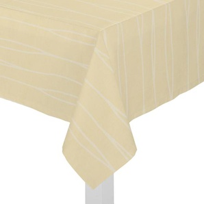 Tischdecke WIRTH LANGWASSER Tischdecken Gr. B/L: 130 cm x 220 cm, eckig, beige Tischdecken
