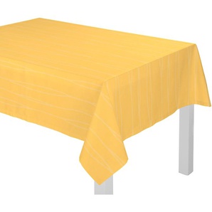 Tischdecke WIRTH LANGWASSER Tischdecken Gr. B/L: 130 cm x 220 cm, eckig, gelb Tischdecken