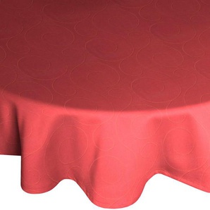Tischdecke WIRTH Neufahrn Tischdecken Gr. B/L: 130 cm x 190 cm, oval, rot Tischdecken