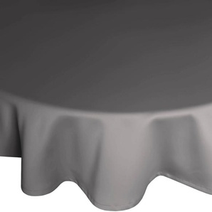 Tischdecke WIRTH NEWBURY Tischdecken Gr. B/L: 130 cm x 190 cm, oval, grau Tischdecken