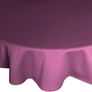 Tischdecke WIRTH NEWBURY Tischdecken Gr. B/L: 130 cm x 190 cm, oval, lila (beere) Tischdecken