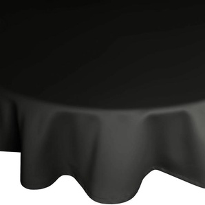 Tischdecke WIRTH NEWBURY Tischdecken Gr. B/L: 130 cm x 190 cm, oval, schwarz Tischdecken