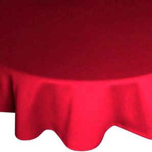 Wirth Tischdecke Westport (1-tlg), Made in Germany, Jacquard Dekostoff, Blatt-Design, Pflegeleicht