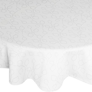 Wirth Tischdecke Westport (1-tlg), Made in Germany, Jacquard Dekostoff, Blatt-Design, Pflegeleicht