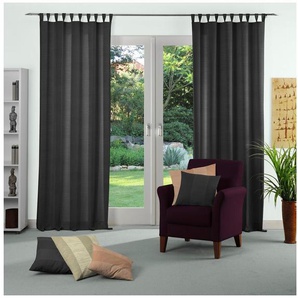 Wirth Vorhang Niederau, Schlaufen (1 St), blickdicht, Jacquard