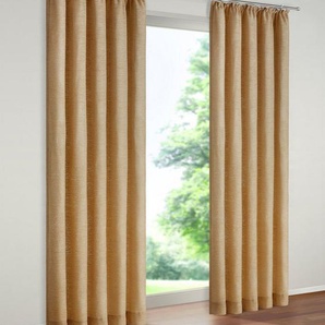 Wirth Vorhang Trondheim 234 g/m², Kräuselband (1 St), blickdicht, Chenille