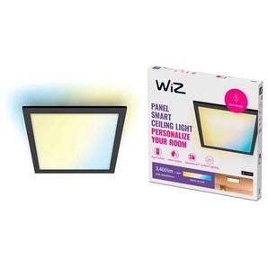 WiZ Smart Square Ceiling Panel Light 36W Tunable White Dimmable Black