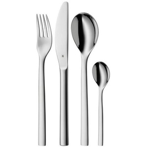 WMF Besteckset Nouva, Edelstahl, Metall, 4-teilig, 30x20 cm, Essen & Trinken, Besteck, Besteck-Sets