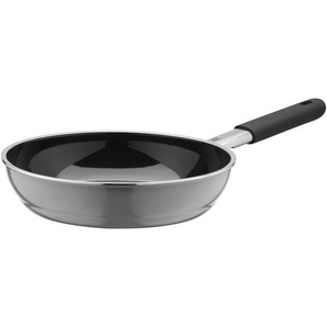 WMF Bratpfanne Fusiontec, Grau, Schwarz, Metall, Kunststoff, Made in Germany, breiter Schüttrand, Kochen, Pfannen, Bratpfannen