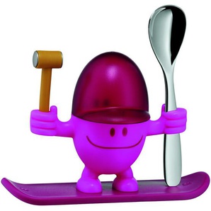 WMF Eierbecher McEgg, Pink, Metall, Kunststoff, 11 cm, Tischkultur & Servieren, Eierbecher