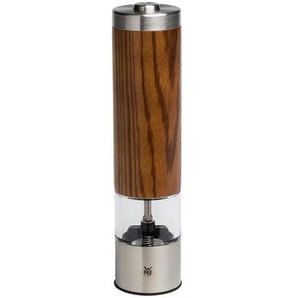 WMF Elektrische Salz-/Pfeffermühle  Ceramill ¦ holzfarben ¦ Edelstahl,Holz,Glas,Kunststoff ¦ Maße (cm): H: 21,5